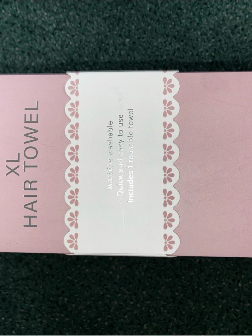 XL Hair Towel - Blush Pink